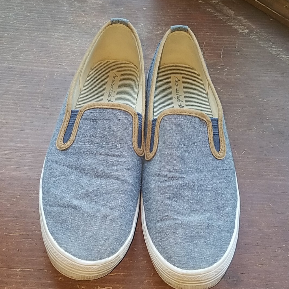 AE Canvas Slip On Sneakers